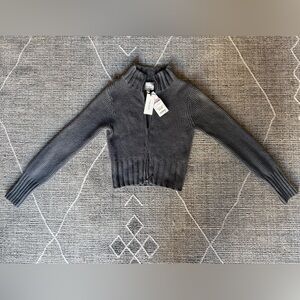 Pink Rose Charcoal Women's Cardigan